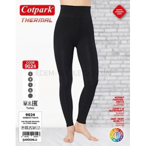 Женские термо лосины подштаники Cotpark 9024 Черный, S Женские термо лосины подштаники Cotpark 9024 Черный, S