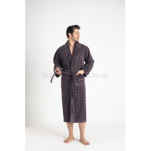 Махровый мужской длинный халат Nusa 1485 Мокко, L/XL Махровый мужской длинный халат Nusa 1485 Мокко, L/XL