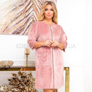 Халат Велюровый для женщин Lingerie 170477 Лиловый, 2XL Халат Велюровый для женщин Lingerie 170477 Лиловый, 2XL