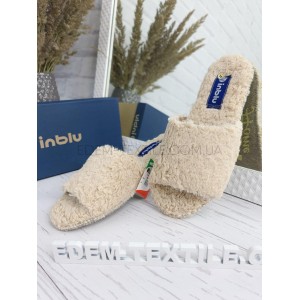Тапочки шлепанцы Inblu женские эко мех EF-2H Кремовый, 39 Тапочки шлепанцы Inblu женские эко мех EF-2H Кремовый, 39