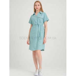 Платье женское летнее с коротким рукавом 04214 Мятный, 3XL
