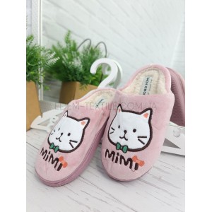 Детские тапочки для девочки Котенок Mimi 9745 Лиловый, 32