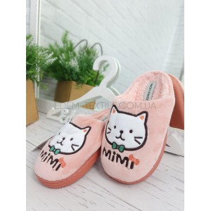 Детские тапочки домашние Котенок Mimi 9745 Персиковый, 31