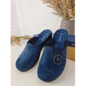 Тапочки комнатные женские Камушки Inblu CL-4F Синий, 38
