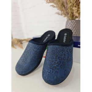 Тапочки домашние женские Inblu Леопард CF010600 Синий, 41